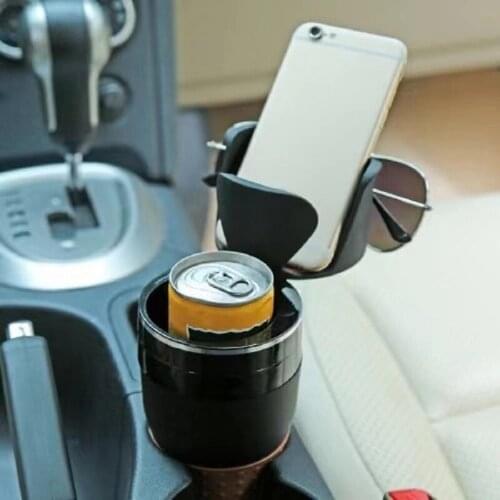 Car Double Hole Water Cup Holder Car Water Cup Holder Extender Car Stack Organizer Water Bottle & Cup Accessories