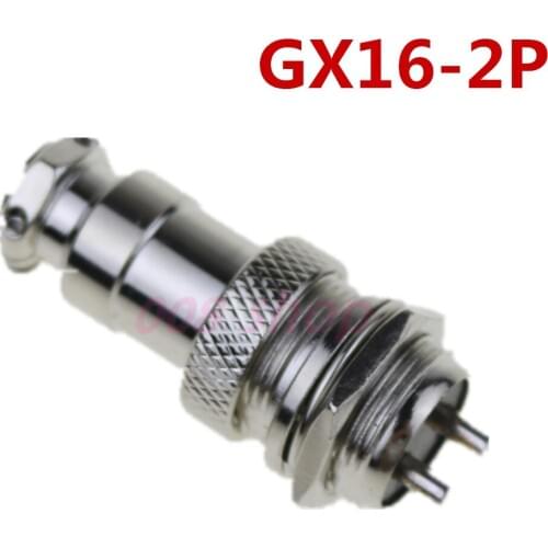Free shipping GX16 GX16-2 2P 2Pin 16mm Male&Female Wire Panel Connector plug Circular Aviation Connector Socket Plug