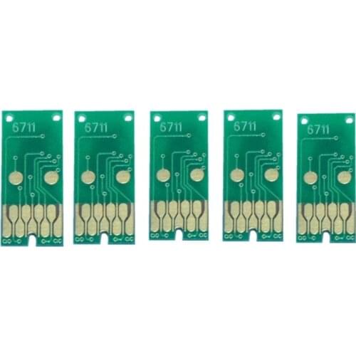 T6711 Maintenance Ink Tank Chip for Epson WF-3520 WF-3530 WF-3540 WF-7510 WF-7520 WF-3620 WF-3640 Printer