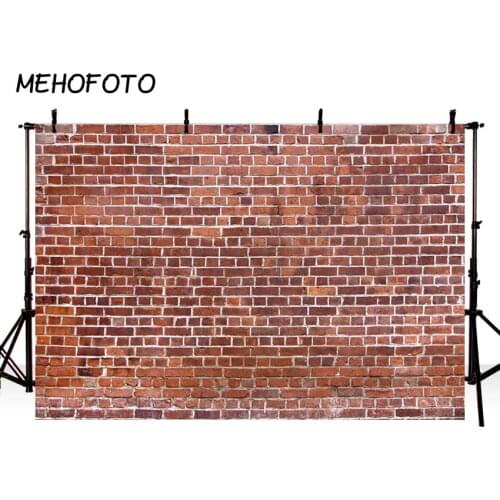 Photography Backdrops Retro Red Brick Wall Party Banner Photographic Background for Photo Studio Photobooth Photo Shoot Props