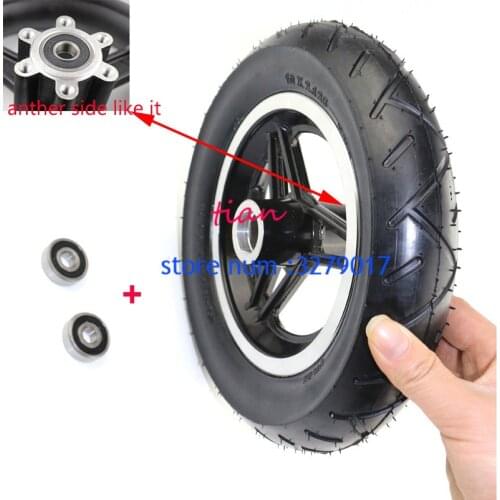 Electric Scooter 10x2.125 Wheel Rim 10 Inch Scooter Wheel Hub Alumnium Alloy Wheel Frame for 10x2.125 Tire Electric Scooter