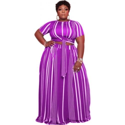 Summer African Clothes For Women Two Piece Set Dashiki 2021 Fashion Long Skirt Sets Suits Outfits Party Dress 3XL 4XL Plus Size