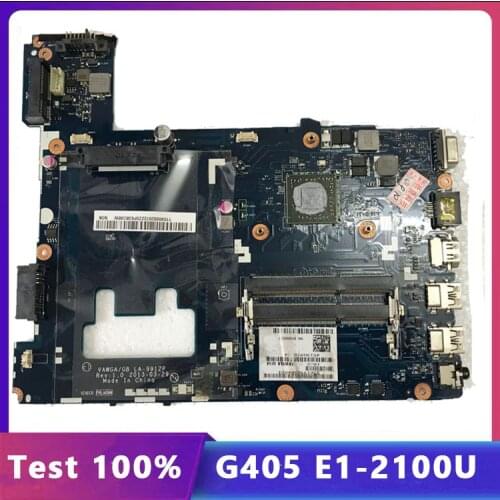 VAWGA /GB LA-9912P Laptop Motherboard for Lenovo G405 with E1-2100U Laptop Systemboard test 100