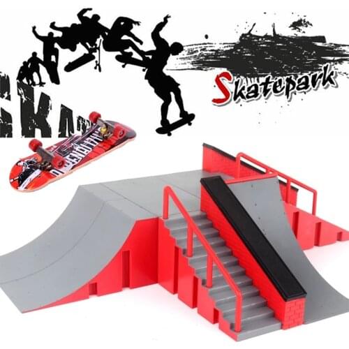 Mini Skateboard Toy Skate Park For Fingerboard Skateboard Ramps Fingerboard Ultimate Park Training Board Toys for Kids