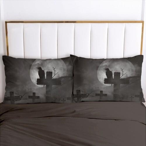 1pc Skull Deadpool Pillow cover Pillow case Bedding Pillowcase Pillowcovers decorative for home 3D HD Print crow