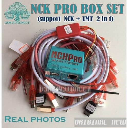 Original NCK PRO BOX nck Pro box 2 ( support NCK + UMT 2 in 1)new update For Huawei +14 cables