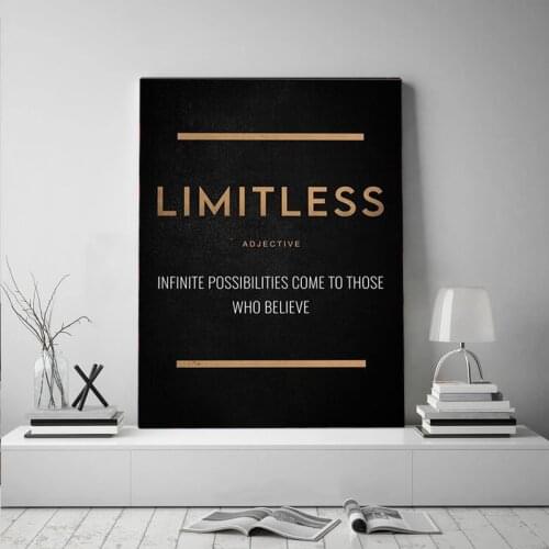 Ideas Salary Dream Motivational Posters and Prints Office Decor Modern Art Entrepreneur Motivation Canvas Painting Pictures