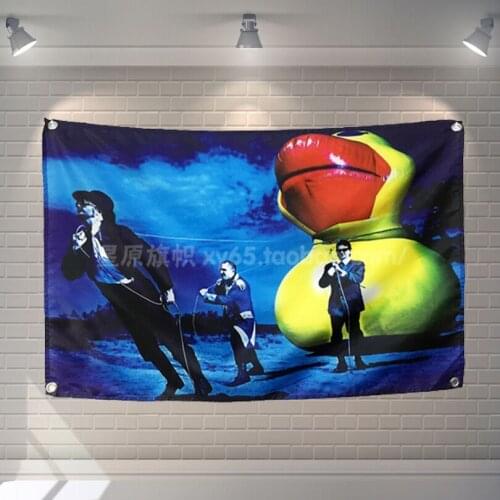 "PRIMUS" Rock Band Hanging Art Waterproof Cloth Polyester Fabric 56X36 inches Flags banner Bar Cafe Hotel Decor