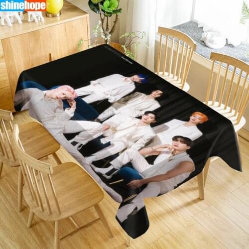 WEi IDENTITY Table Cloth Oxford Print Waterproof Oilproof Home Rectangular Party Table Cover 100X140cm/140X250cm