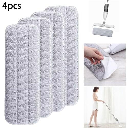4PCS Mop Cloths Rags Accessories For Xiaomi Mijia Deerma TB500 TB800 Water Spray Mop Sweeper Vacuum Cleaner Parts