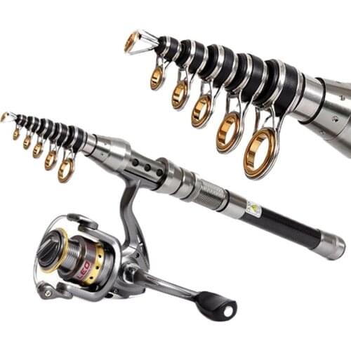 Carbon Fishing Rod 1.5M 1.8M 2.1M 2.4M 2.7M Fishing Rod Carbon Fiber Telescopic Rods Ultra Light Carp Fishing Pole