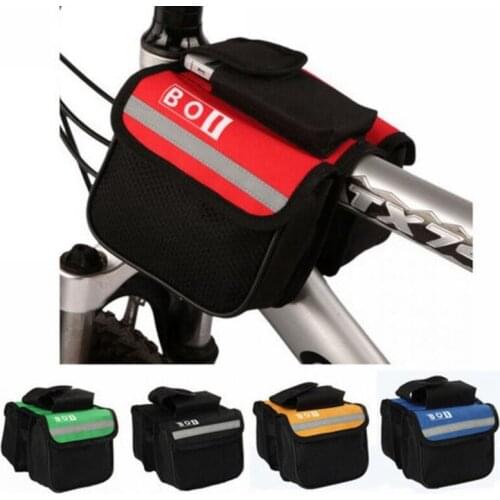 ROSWHEEL Bicycle BIke Cycling Front Tube Double-Saddle Bag Outdoor Moutain Sports Bags mtb accessories 5-Colors