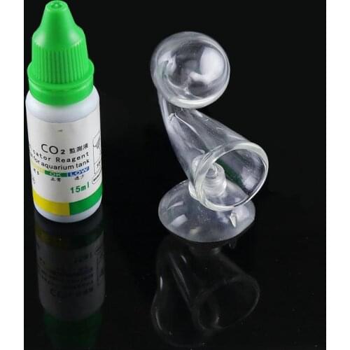 Wyin Aquarium CO2 Indicator Solution Fish Tank Liquid Test PH Long-term Monitor CO2 Bubble Counter For Plant ADA quality