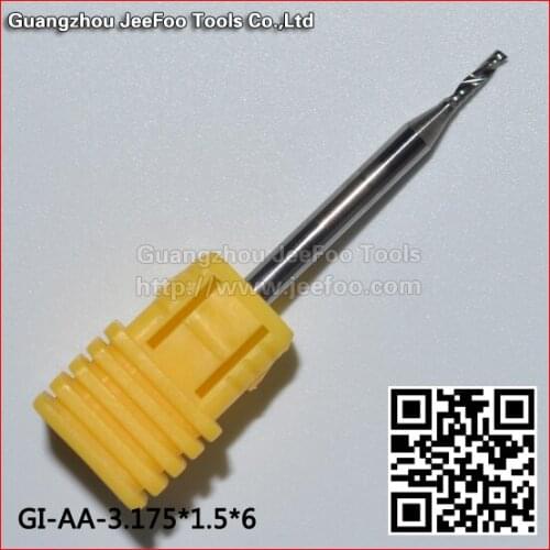 1.5*6 AA series One Flute Spiral Drill Bits,End Milling Cutter,Tungsten Cutting Tools