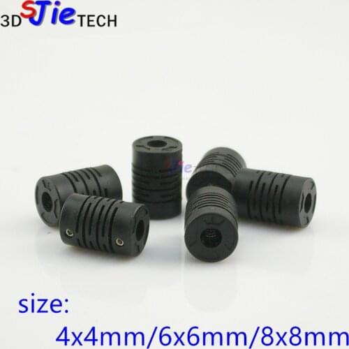 1pcs Internal diameter 3mm 4mm 5mm 6mm 8mm 10mm 5*8mm Coupler coupling encoder nylon plastic elastic coupling motor coupling