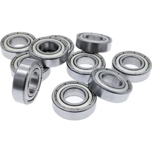 10pcs Bearing 6002ZZ 15x32x9mm carbon steel mini ball bearing 6002 miniature bearings deep groove ball bearing