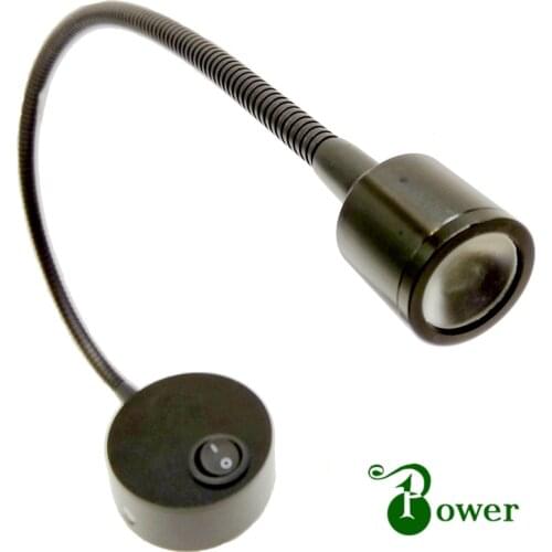 1W 110V 220V 24V LED GOOSENECK READING LIGHT 12V