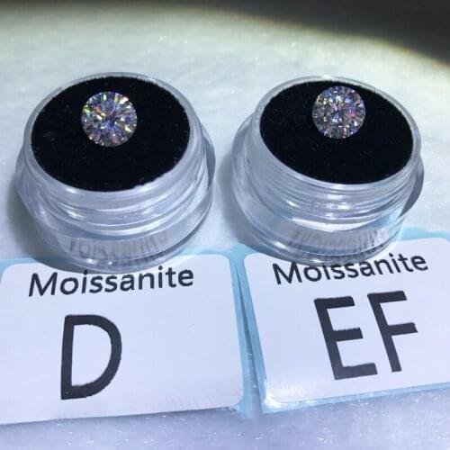 White D Color VVS Moissanite Diamonds Wholesale Price EF color Moissanite 1ct 2ct 9mm Moissanite with Certificate