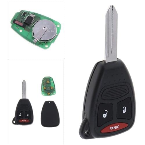 315MHz 3 Buttons Uncut Replacement Keyless Entry Car Key Remote Transmitter Key Fob KOBDT04A for Dodge Dakota Durango