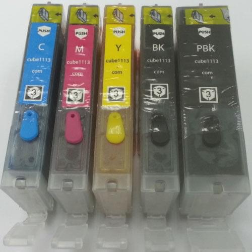 5 x EDIBLE ink Cartridge PGI-550 CLI-551 for Canon Pixma IP7250 MG5450 MG6450 printer printer parts