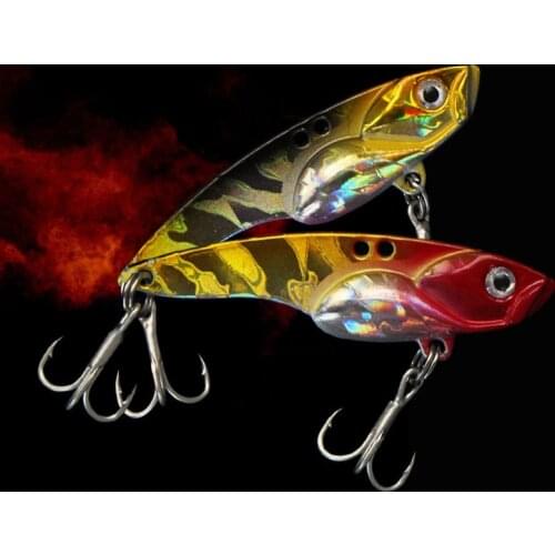 8/14/20g 5/5.5/6cm 3D Eyes Metal Vib Blade Lure Sinking Vibration Baits Artificial Vibe for Bass Pike Perch Fishing Lure