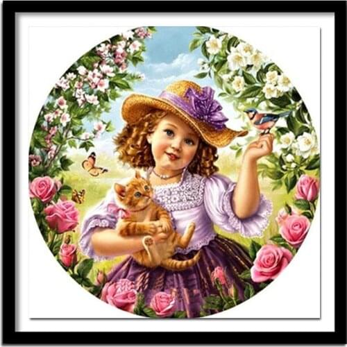 Diamond Embroidery,Angel,Full Square Diamond Painting Cross Stitch,Girl,Rhinestone Painting Angel A6216