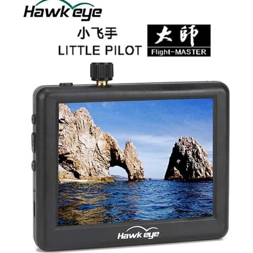Hawkeye Little Pilot Flight Master FPV Monitor 3.5 "2.5" 5.8G 960*240 Receiver Antenna for DJI Googles Analog Input