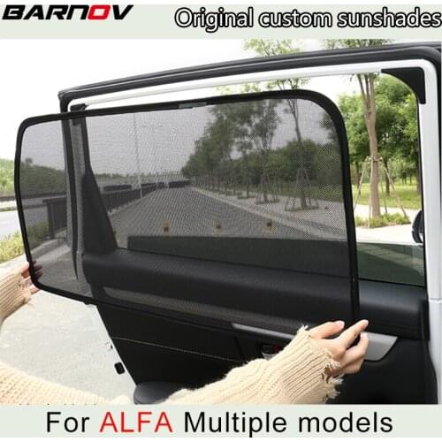 Car Special Magnetic Curtain Window SunShades Mesh Shade Blind Original Custom For Alfa 159 sedan Allroad Stelvio Mito