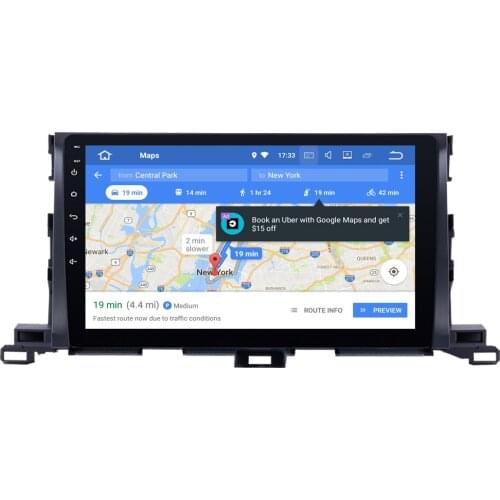 Car Multimedia Player For Toyota Highlander Kluger 2015 2016 Android Auto Spare Parts Accessories Styling Tuning MirrorLink