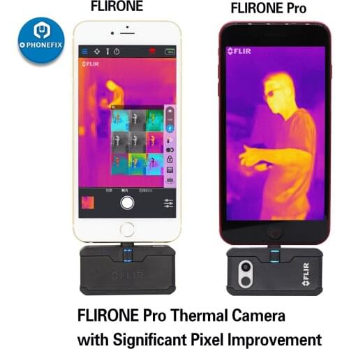 FLIR ONE PRO Thermal Camera Phone Infrared Thermal Imager for Phone IOS Android Type-C Detect PCB Fault Diagnosis Assistant