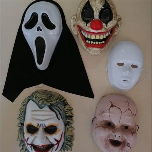Mask Male Horror Doll Scary Mask Female Skull Mask Vampire Horror Mask Ghost Doll