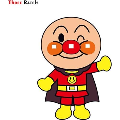 Three Ratels FC417 Anpanman cartoon 3D Stickers for car anime car hood decal