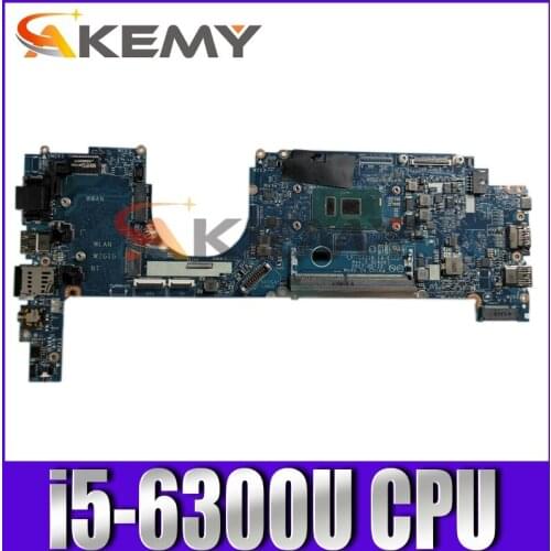 Original Laptop motherboard For DELL Latitude 7280 i5-6300U Mainboard CN-09PJNK 09PJNK LA-E122P SR2F0 DDR4