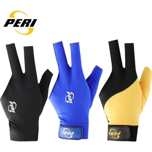 PERI Gloves Billiard Gloves Lycra Imported Thick Fabric Non-slip Professional Pool Glove Snooker Glove Billiard Accessories