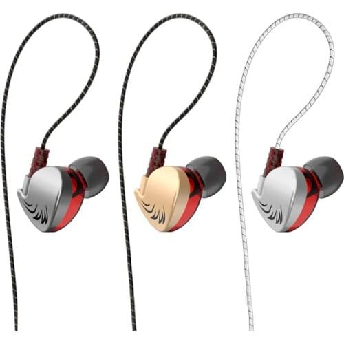 Wired Earphone Sports Heavy Bass Phone Tablet 3.5mm Plug Wired In-ear Earphones With microphone QKZ CK7 pk qkz vk4 Earphones