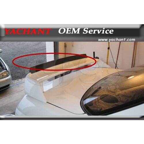 Car-Styling Fiber Glass FRP Rear Wing Fit For 89-94 Skyline R32 GTR OEM Rear Spoiler Fujimura Style Rocket Dancer Gurney Flap