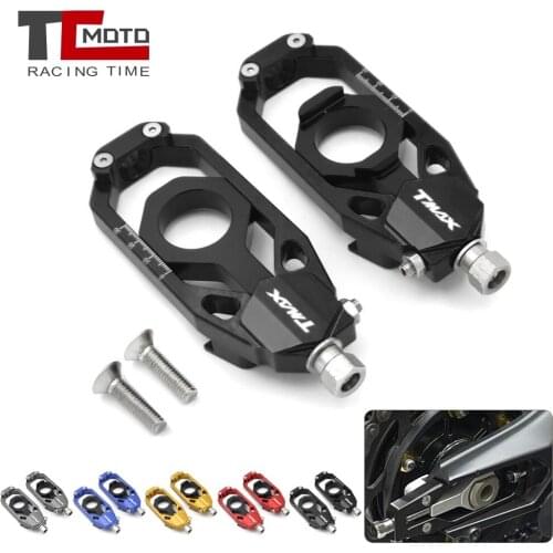 Motorcycle Parts CNC Tensioners Catena rear axle spindle chain adjuster for Yamaha TMAX 530 2013 2014 2015 2016 2017 2018 2019
