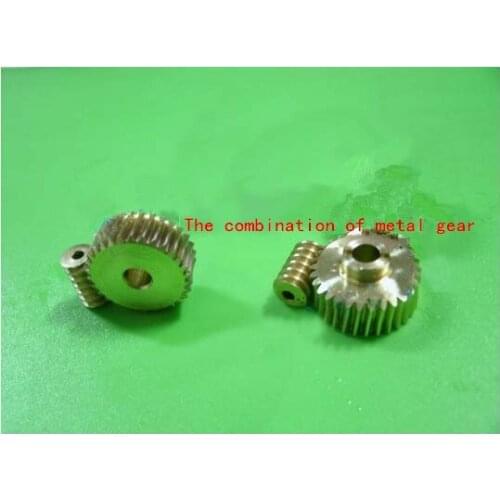 0.5 module Metal gear worm 1:30 high-speed motor reduction gear DIY model toy accessories