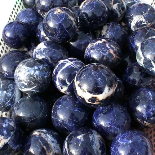 1 Kg Good Quality Natural Blue Sodalite Stone Crystal Sphere Healing Crystal Ball