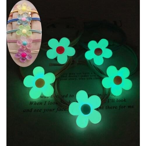 10Pcs/lot New luminous flower hairband simple hair headdress