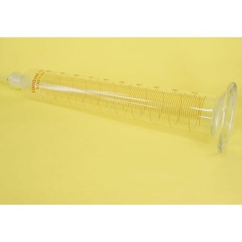 1000ml 1000cc Glass Measuring Cylinder + Glass Stopper Graduated Lab Laboratory