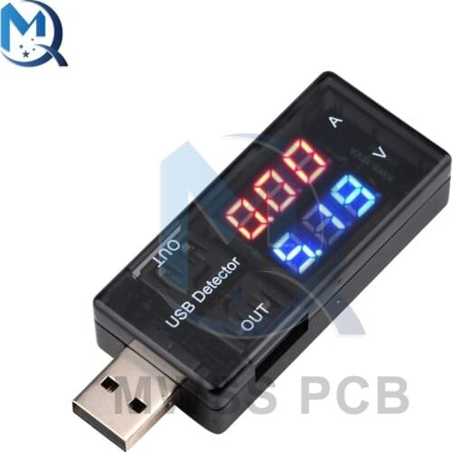 3V 7.5V USB Charger Doctor Current Voltage Tester Detector No Additional Power Battery Voltmeter Ammeter Red Blue For Phone