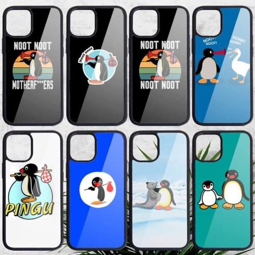 Noot noot pingu Phone Case PC for iPhone 11 12 pro XS MAX 8 7 6 6S Plus X 5S SE 2020 XR