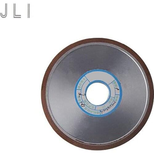 JLI 100mm 150/180/240/320 Grain Diamond Grinding Wheel Diamond Wheel Flat Grinding Disc Mill Cutting Disc Abrasive Tools