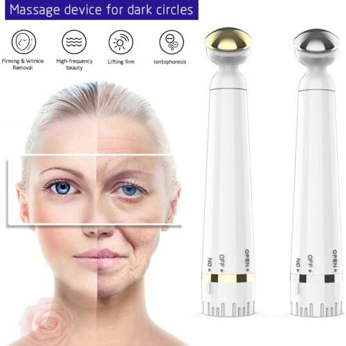 Mini Electric Vibration Eye Massager Beauty Care Portable Pen Anti-Ageing Wrinkle Dark Circle Pen Removal Rejuvenation