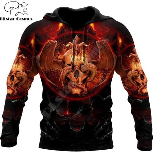 Skull Dragon Pattern 3D All Over Printed Mens autumn Hoodie Harajuku Unisex Casual Pullover Streetwear Jacket Tracksuits DK230