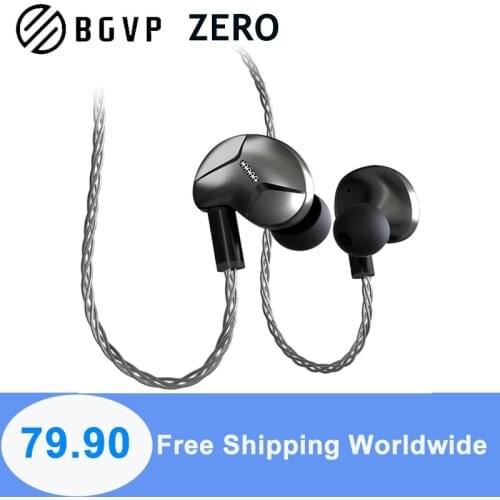 BGVP ZERO Earphone Static Earbuds HIFI In-ear Dynamic Earplugs Running Line Control Bass Headphones