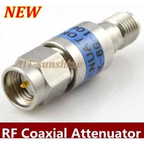 Wholesale & Free shipping 10PCS/LOT SMA 2W male to female RF Coaxial Attenuator 10dB 50ohm
