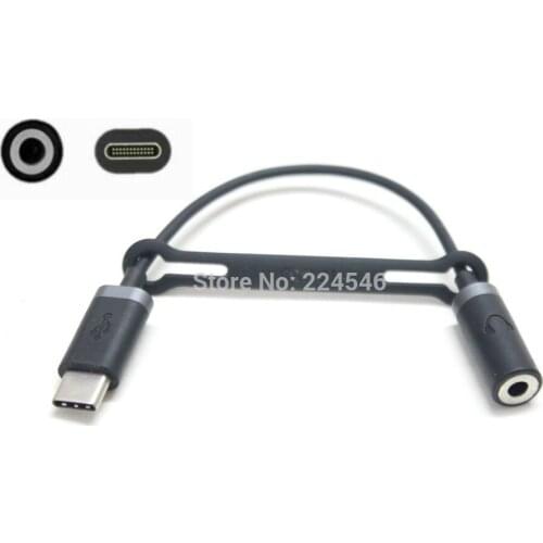 ORIGINAL USB Type C to 3.5mm Audio Headphone Jack Adapter Cable USB-C 3.5mm for Moto Z Box Only