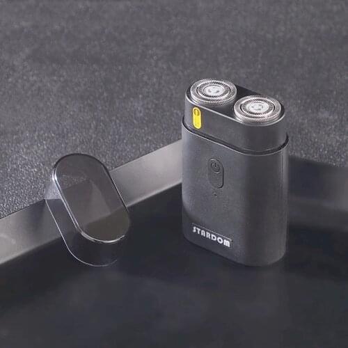 Portable Mens Mini Electric Shaver Razor USB Charging Male Shaving Trimmer Waterproof Facial Cleaning Tool